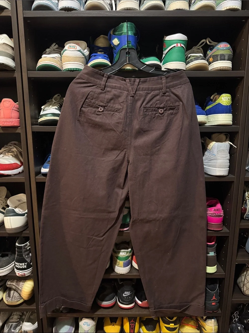 Free People Brown Cropped Pants Size 2 NWT